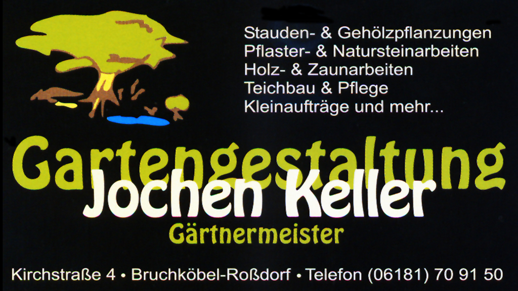 Sponsor Gartengestaltung Jochen Keller